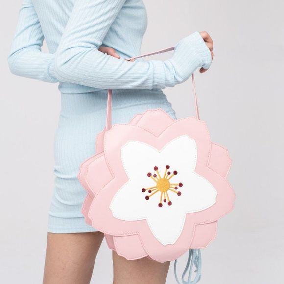 Cherry Blossom Sakura Shoulder Bag - Picture 4 of 11